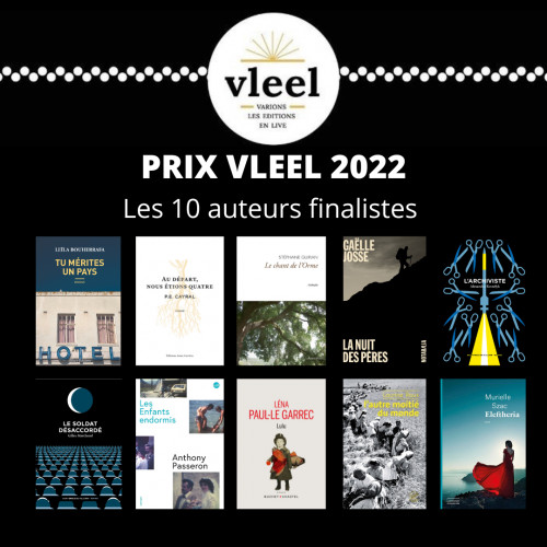 10 auteurs et 10 éditeurs en lice pour le Prix VLEEL 2022