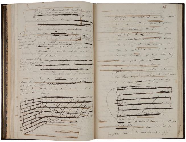 Novembre, manuscrit de jeunesse de Flaubert, acquis par Rouen Normandie