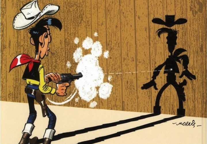 Lucky Luke, un lonesome cowboy aux deux papas