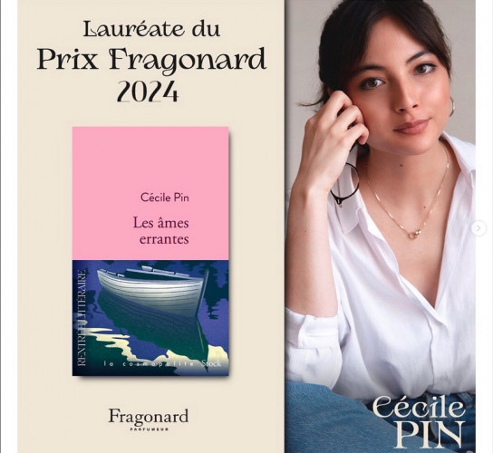 Cécile Pin, Prix Fragonard de la Littérature étrangère 2024