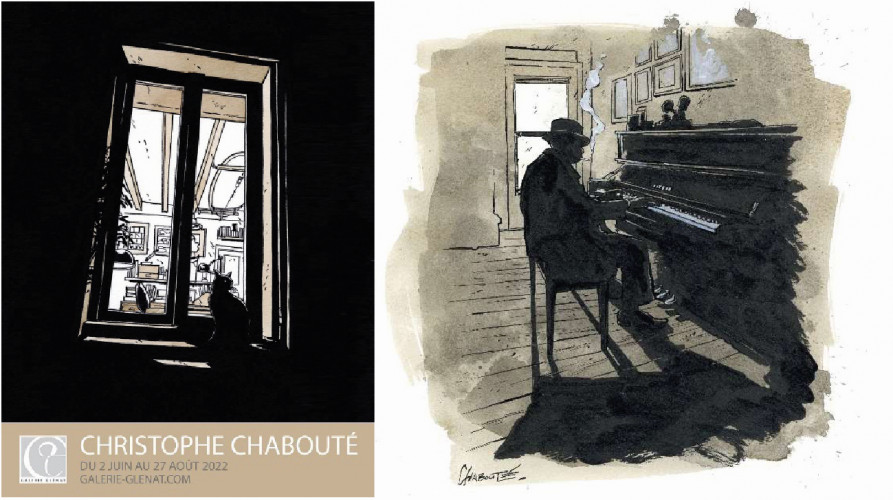 Le dessinateur Christophe Chabouté s'expose à la Galerie Glénat