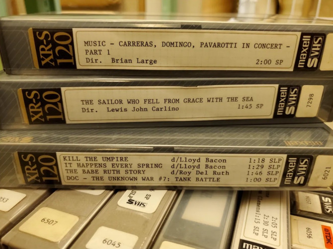 L'immense collection de VHS de Scorsese entre à la bibliothèque