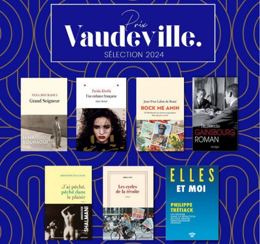 Le Prix Vaudeville révêle sa sélection 2024 ActuaLitté