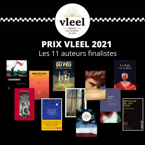 Les éditeurs et auteurs finalistes du Prix VLEEL 2021 révélés