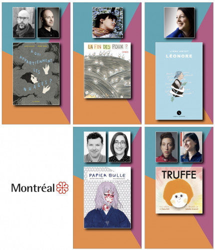 Sélection Prix du livre jeunesse des Bibliothèques de Montréal 2022