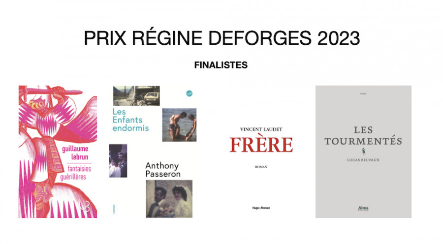 Quatre finalistes pour le Prix Régine Deforges 2023