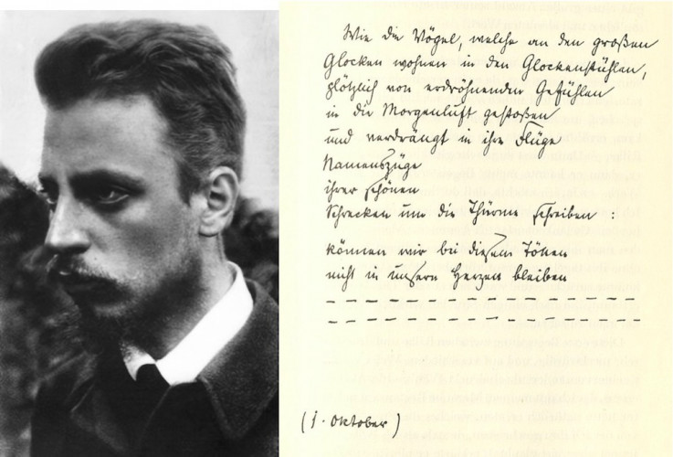 Les descendants de Rainer Maria Rilke vendent les archives du poète