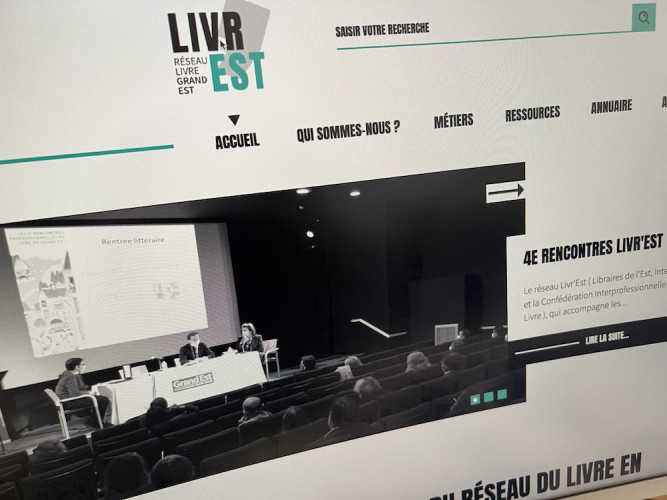 Livrest.fr, portail pour professionnels du livre de la Région Grand Est