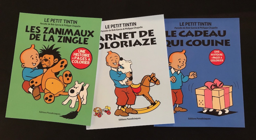 Le Petit Tintin : une collection parodique de Qui-Vous-Savez
