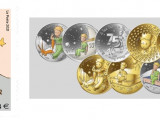 Pour les 75 ans du Petit Prince, timbre et monnaies en hommage