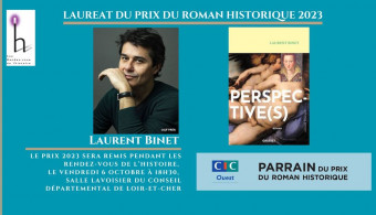 Laurent Binet, lauréat du Prix du Roman historique 2023