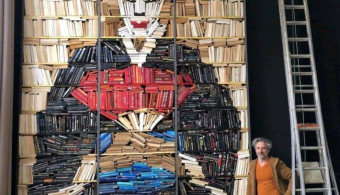 Une bibliothèque-geisha composée de 4000 livres