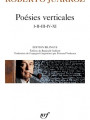Poésies verticales. Edition bilingue français-espagnol