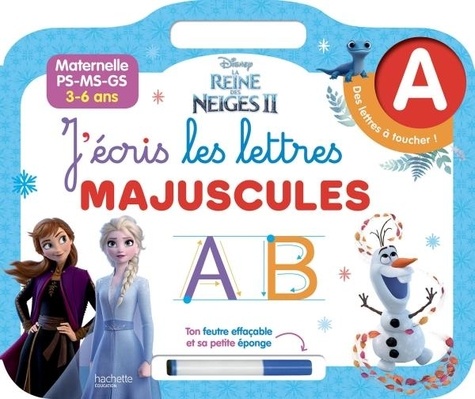 Disney - Reine des neiges 2 - Mon cahier effaçable - J'écris les lettres  minuscules (4-6 ans)