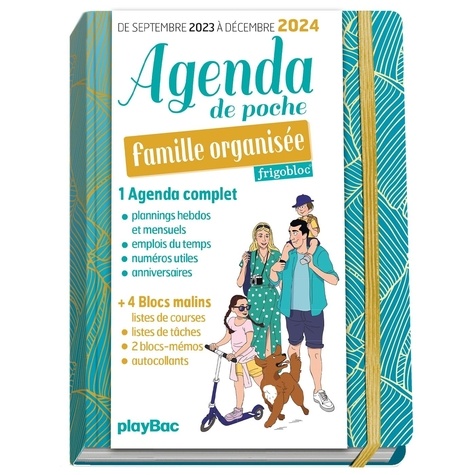 Le grand calendrier hebdomadaire de la famille organisée 2024:  9782036026445: : Books