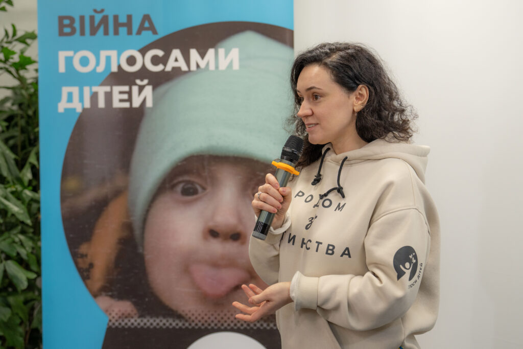 Olena Rozvadovska, directrice du Bureau et cofondatrice de Voices of Children