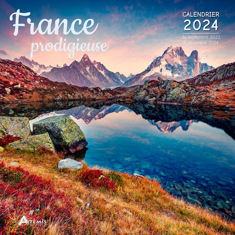Calendrier mensuel 2024 Calendrier mural illustré 2024 Calendrier 2024,  fleurs sauvages -  France