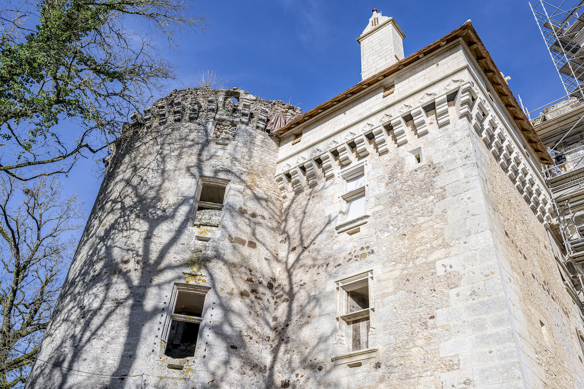 Tour Sud-Ouest du château de l'Herm_Rouffignac-Saint-Cernin-de-Reilhac  © Fondation du patrimoine - MyPhotoAgency - Norman Lewis