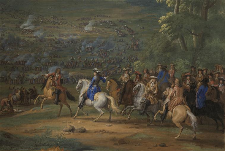 La bataille de Rocroi de Sauveur Le Conte (1659-1694) — Musée Condé de Chantilly. Domaine public.