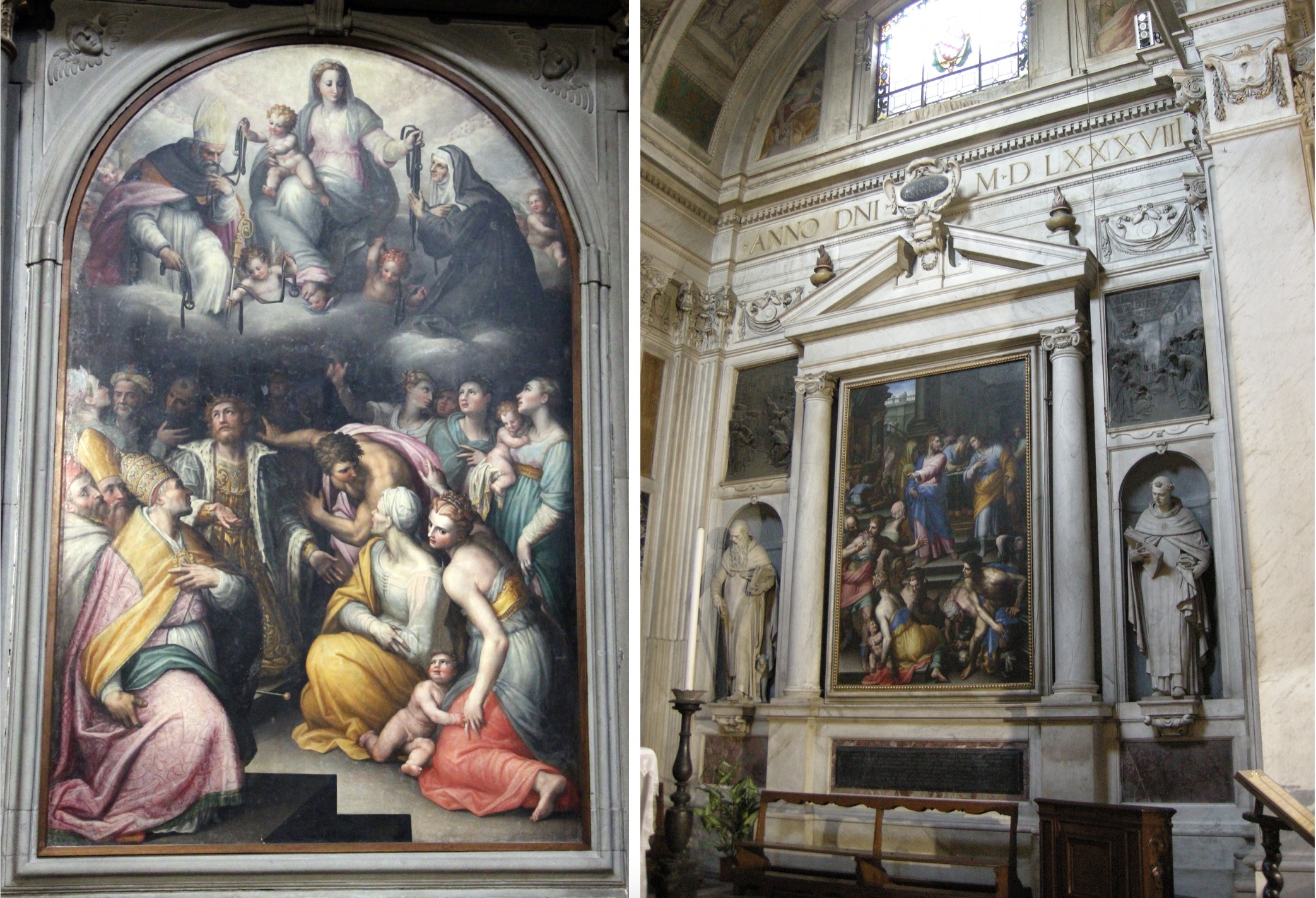 Vocation de saint Matthieu, chapelle Salviati de la Basilique San Marco, Florence. Sailko (CC BY 2.5)