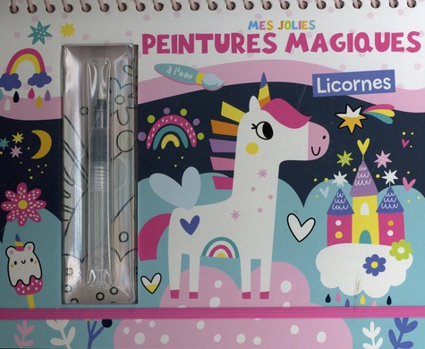 Peinture magique À l'eau - mes jolies licornes, jeux educatifs