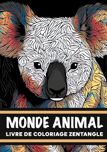 Animaux incroyables: livre de coloriage pour adultes avec des dessins  d'animaux relaxants en style mandala